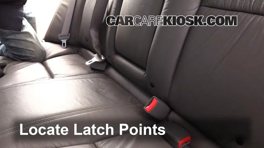 2007 Honda Accord Hybrid 3.0L V6 Car Seats Install